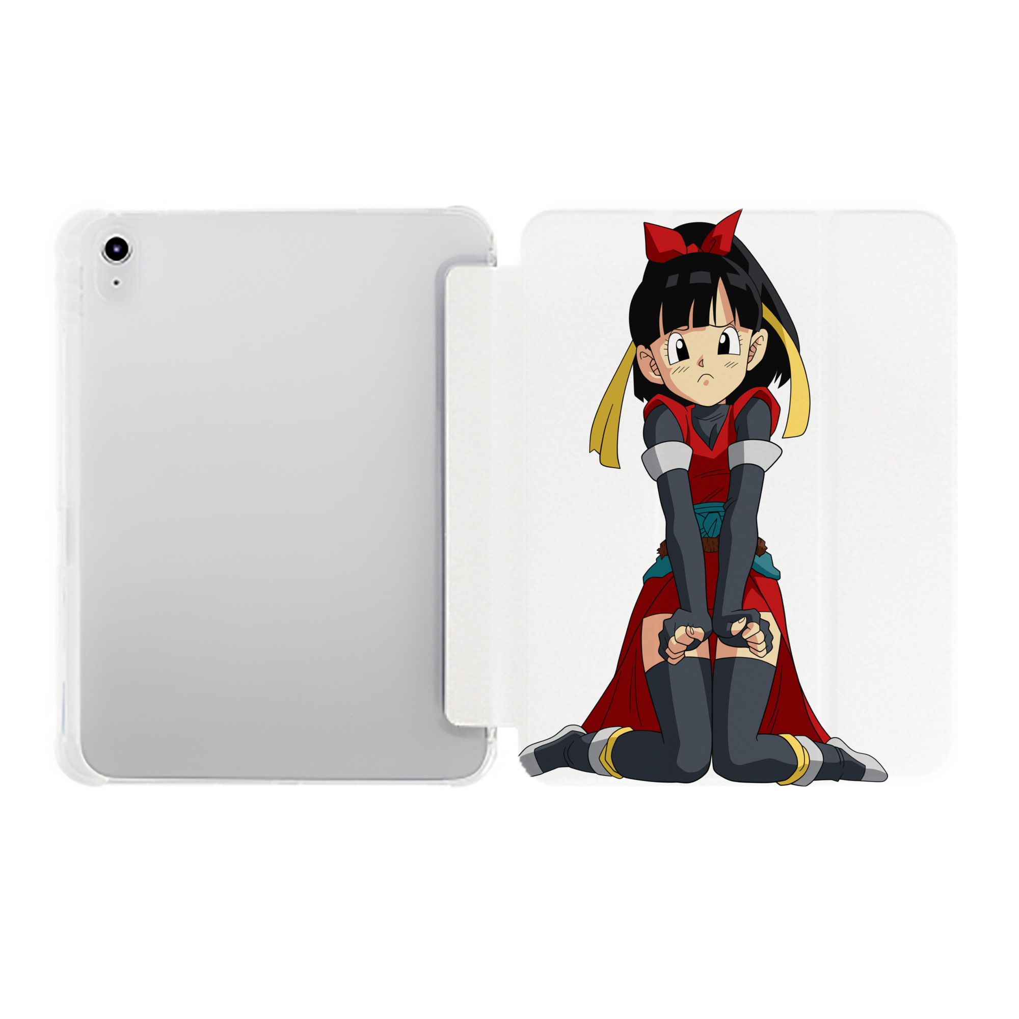 （画像用） ドラゴンボール パン DRAGON BALL Pan IPad ケース ペン収納付き 三つ折りスタンド PUレザー×シリコン 対応機種9.5/10.5/10.9インチ